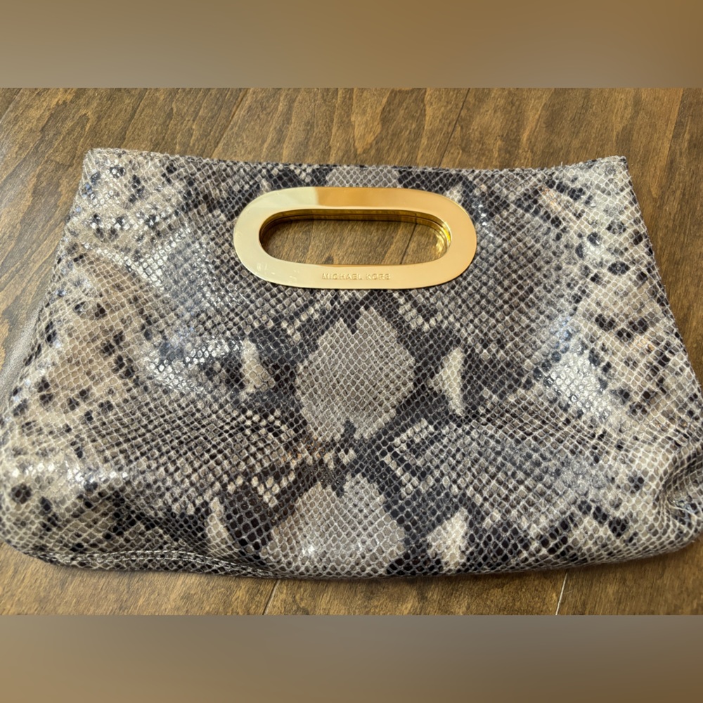Micheal Kors Snake Skin Clutch